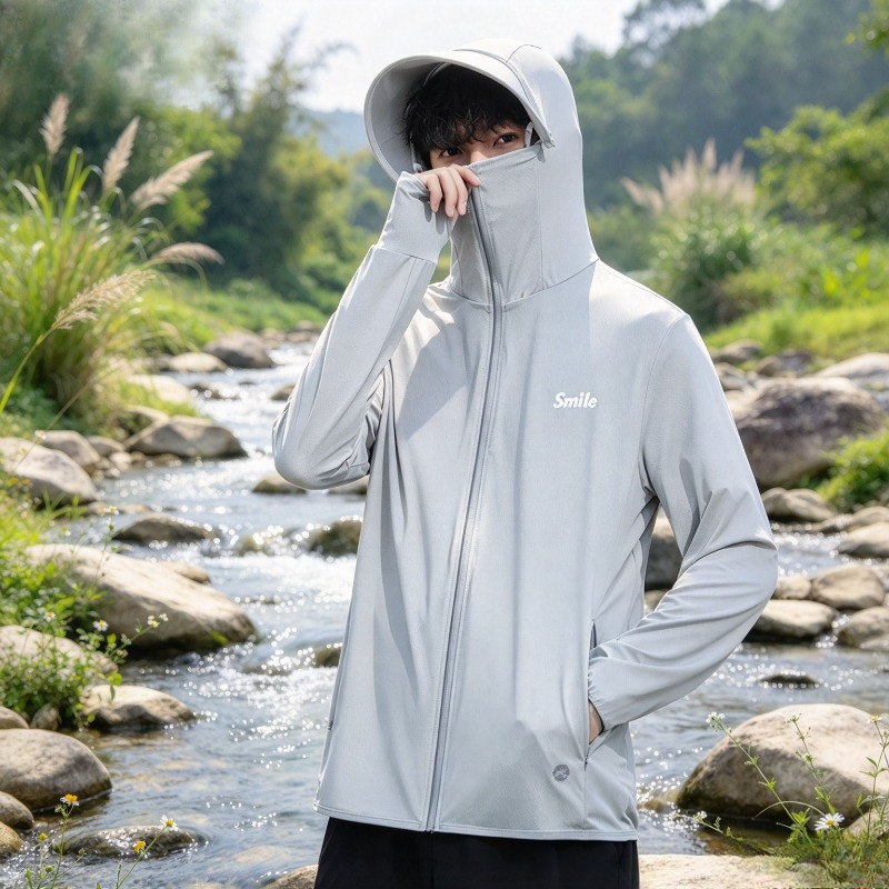 Fishing Shirt Uv Protection - Men's UV Protection Fishing Jacket Lightweight