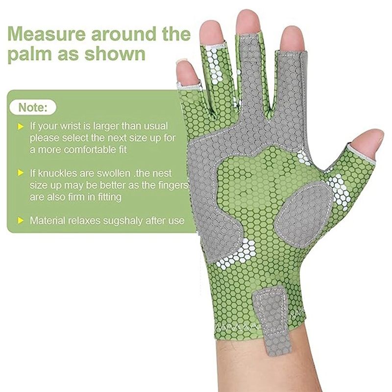 ABJX Fishing Gloves with Silic - Fishing Gloves ulasan dan harga