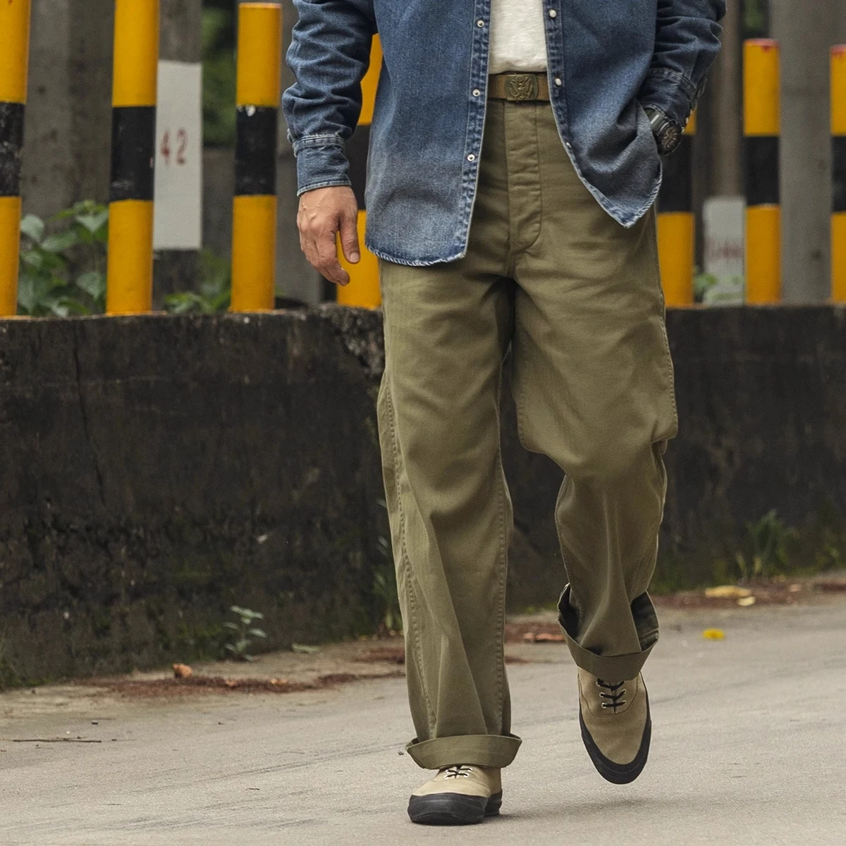 Bronson M-41 Herringbone Twill - Fishing Pants Waterproof ulasan dan harga