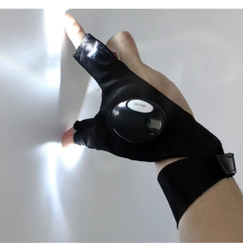 LED Flashlight Luminous Fishin - Fishing Gloves ulasan dan harga